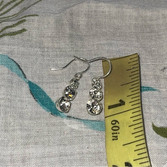 Unbranded Rhinestone Drop Earrings - Picture 6 of 7